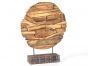 ruw hout rond 41x33cm
