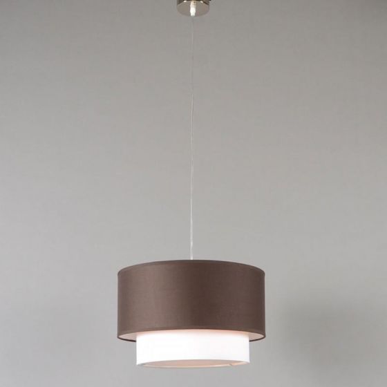 Dubbele hanglamp 40cm-30cm met basispendel
