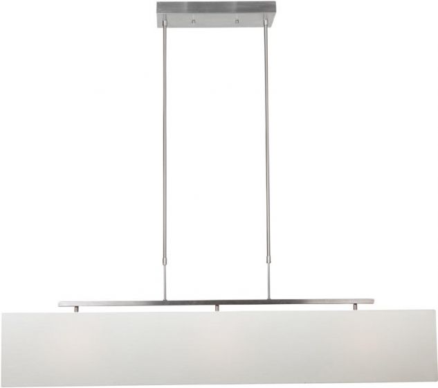 Ovale hanglamp 110cm (alle kleuren leverbaar) met luxe pendel
