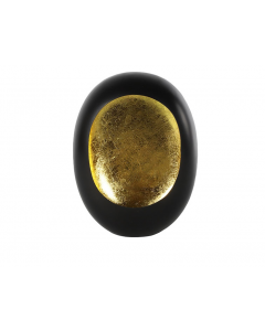 Theelicht Marrakech Egg L zwart-goud