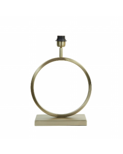 Tafellamp circle S licht goud 30x13x37 cm (excl. lampenkap)