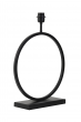 Tafellamp circle S mat zwart 30x12,5x42 cm (excl. lampenkap)